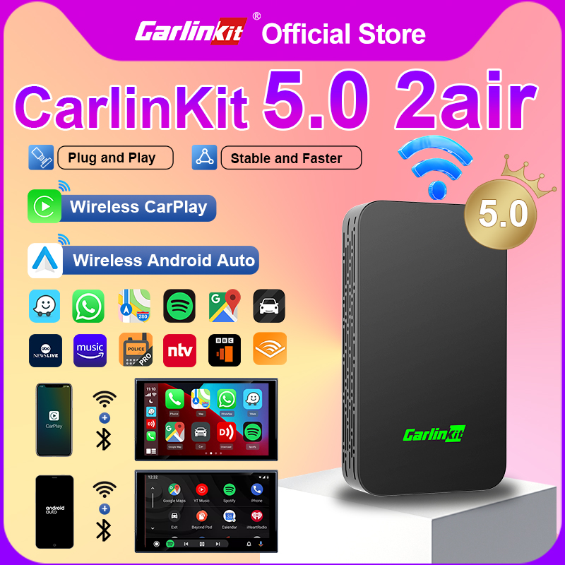 Wifi Smart Plug - CarlinKit 5.0: Беспроводной адаптер для Android