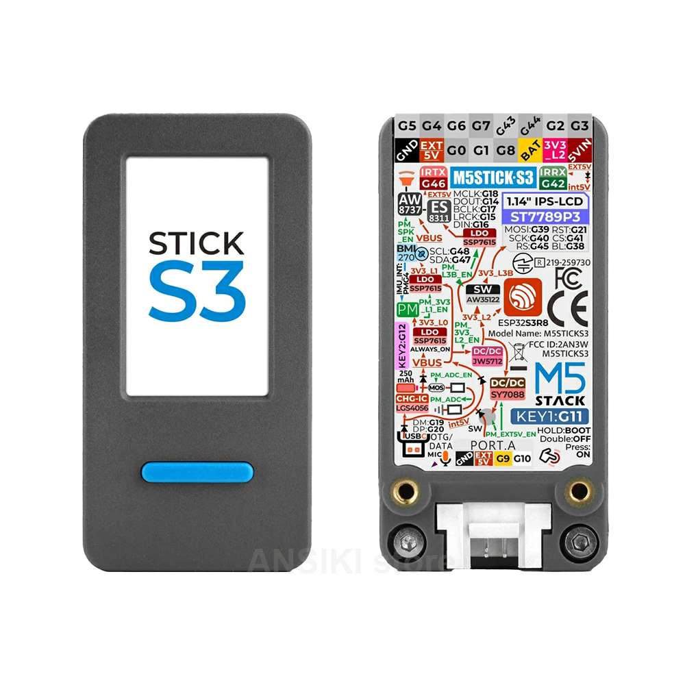 M5Stack M5StickS3 ESP32-S3: По – обзор и цена Esp32 Smart Home Kit