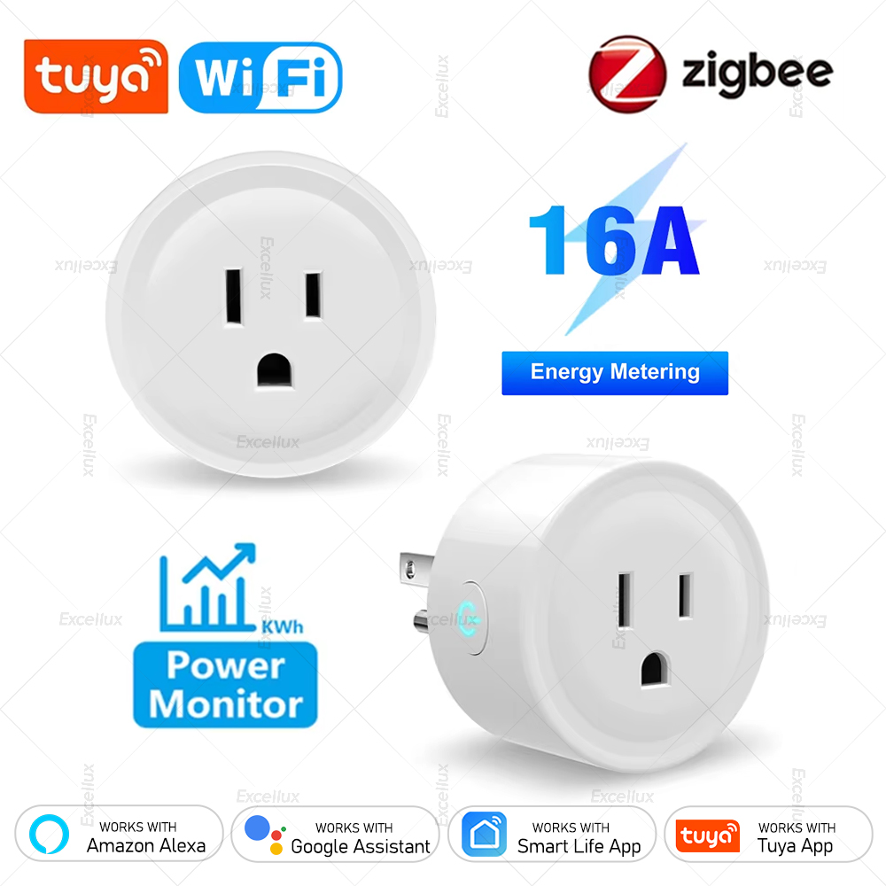 Умная розетка Tuya 16A Zigbee/ – обзор и цена Wifi Smart Plug