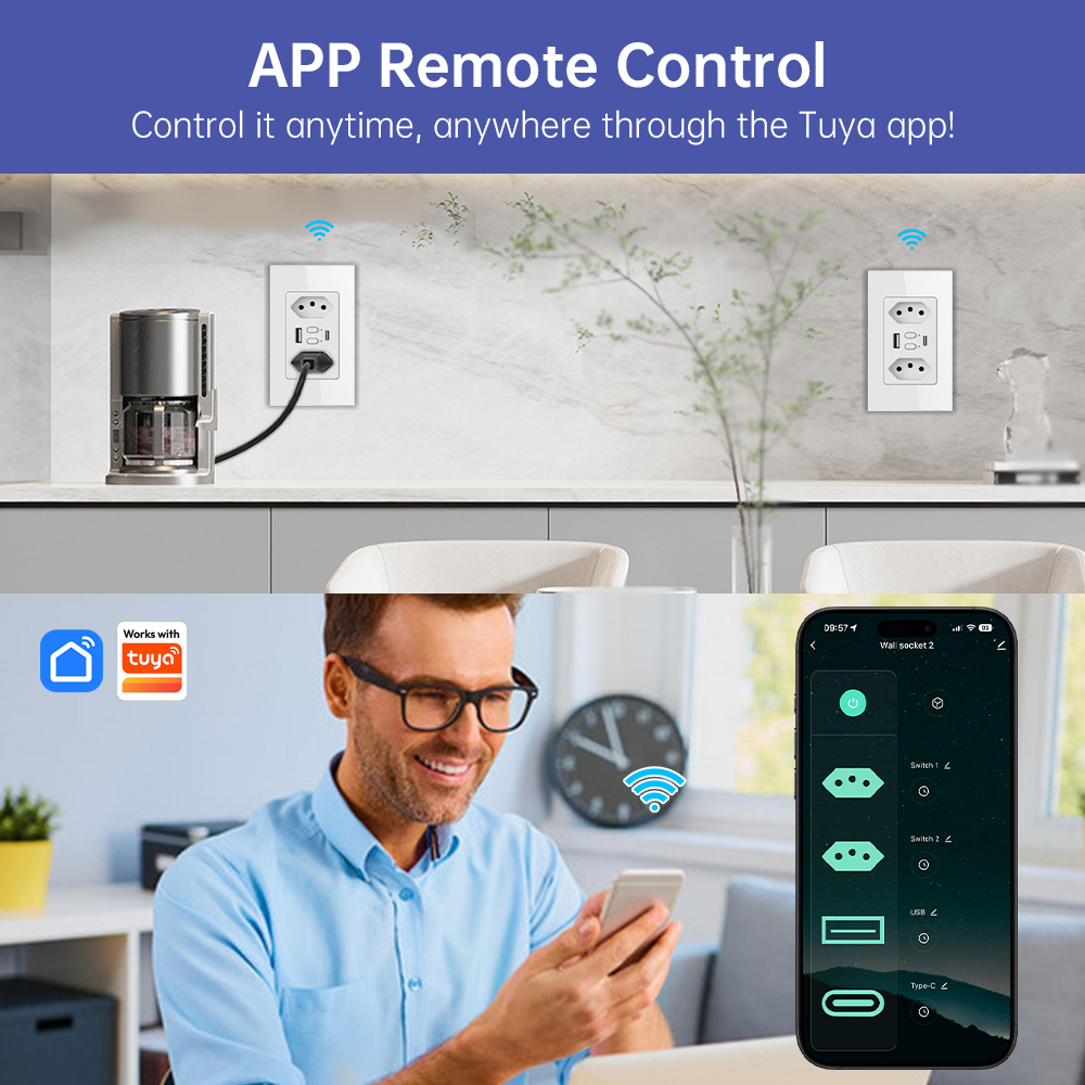 Умная Wi-Fi розетка MANHOT для – обзор и цена Wifi Smart Plug