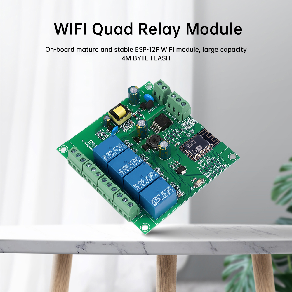 Релейный модуль Wi-Fi, 4-канал – обзор и цена Esp8266 Relay Module