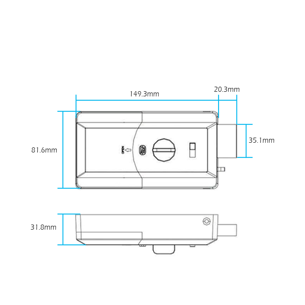 Водонепроницаемые смарт-замки  – обзор и цена Smart Door Lock Wifi