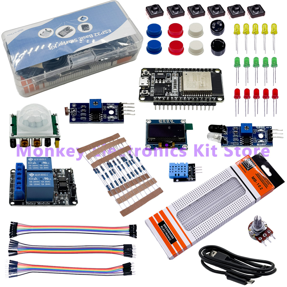 Базовый стартовый комплект ESP – обзор и цена Esp32 Smart Home Kit